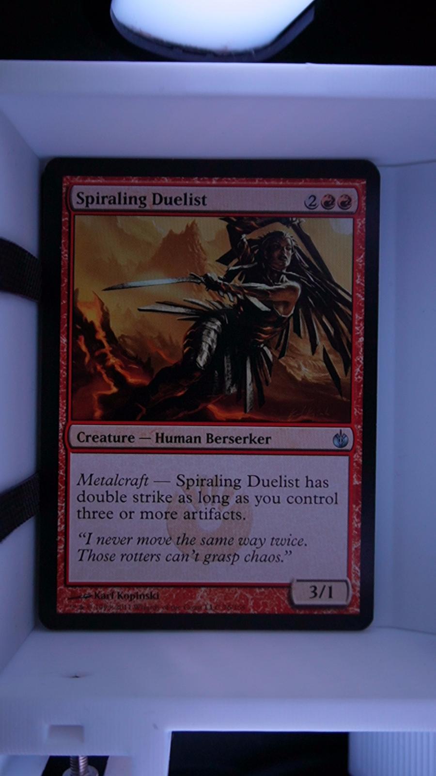 Spiraling Duelist 76 Mirrodin Besieged MTG UC NM