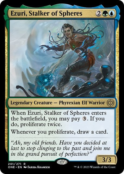 Ezuri Stalker of Spheres - Phyrexia: All Will Be One (#201, Rare) - Near Mint