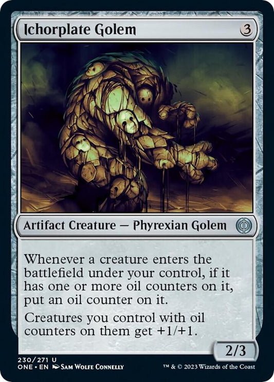 Ichorplate Golem 230 Phyrexia: All Will Be One MTG UC NM