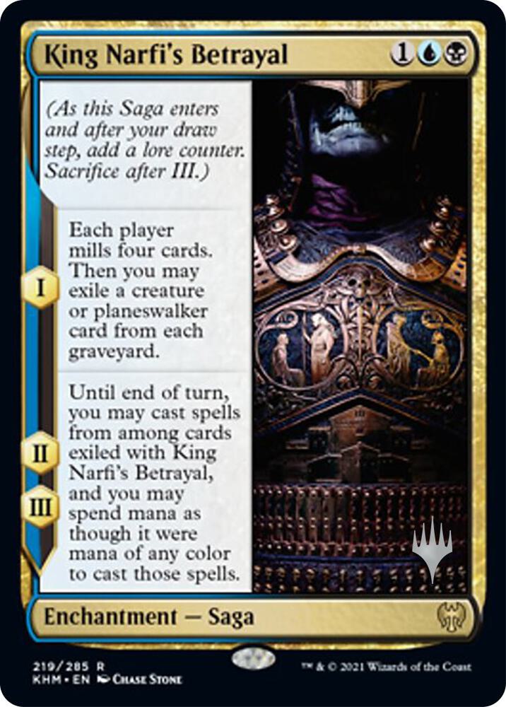 King Narfi's Betrayal 219 Promo Pack: Kaldheim MTG R NM