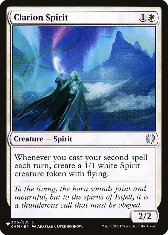 Clarion Spirit 006/285 The List Reprints MTG UC NM