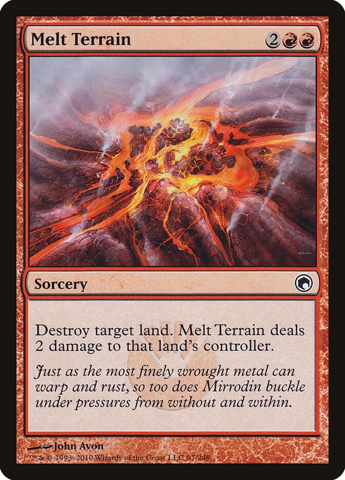 Melt Terrain 97 Scars of Mirrodin MTG C NM