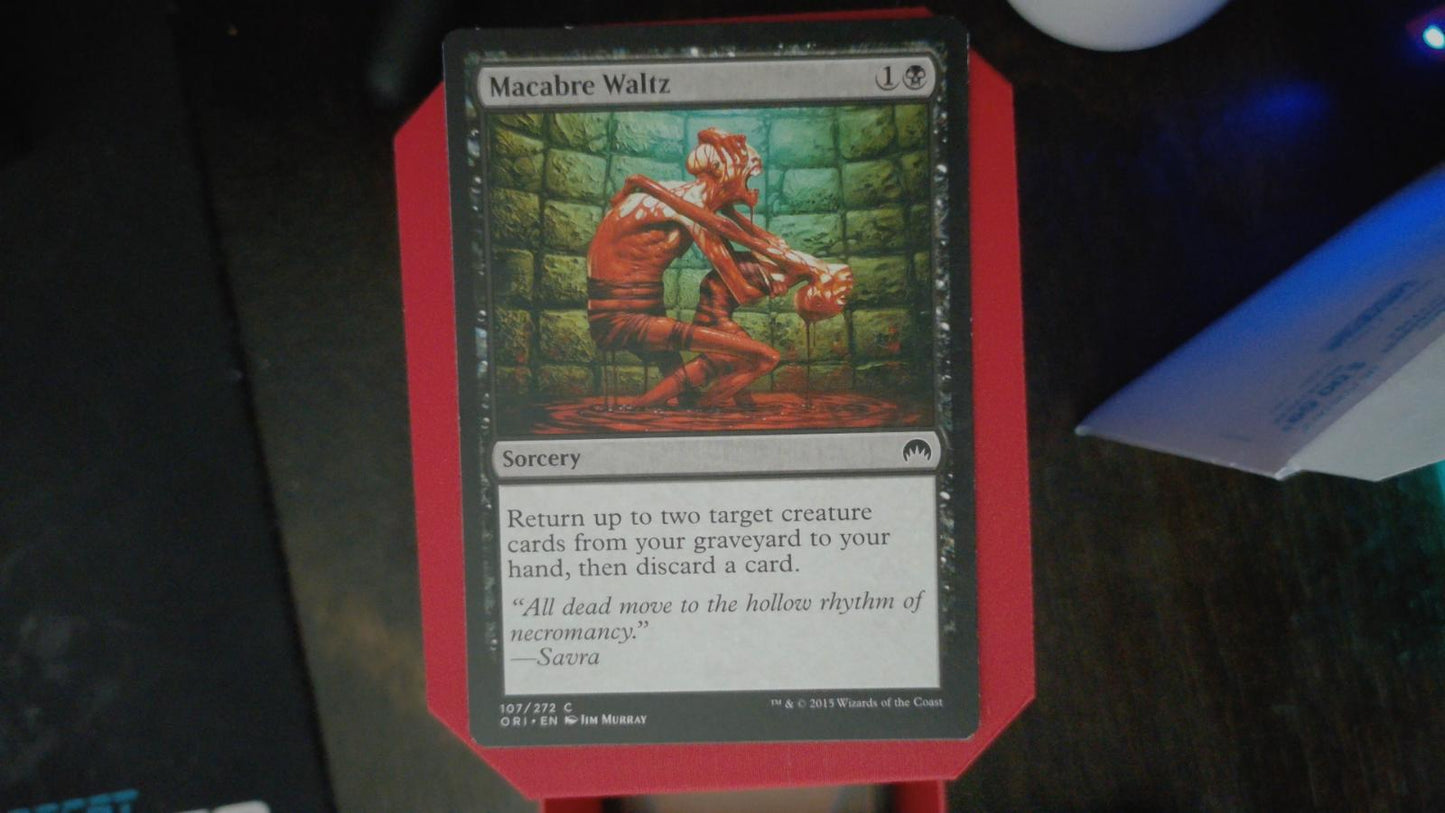 Macabre Waltz 107 Magic Origins MTG C LP