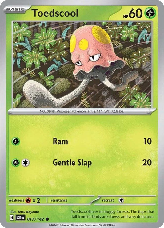 Toedscool 17/142 Stellar Crown Pokemon C NM