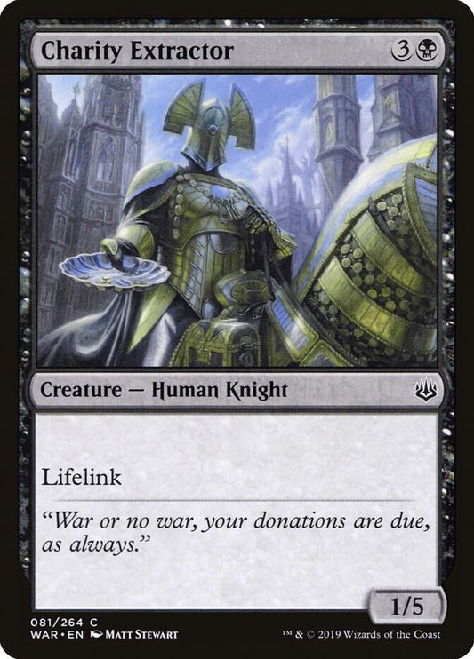 Charity Extractor 81 War of the Spark MTG C NM