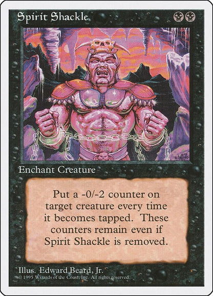 Spirit Shackle Fourth Edition MTG UC LP