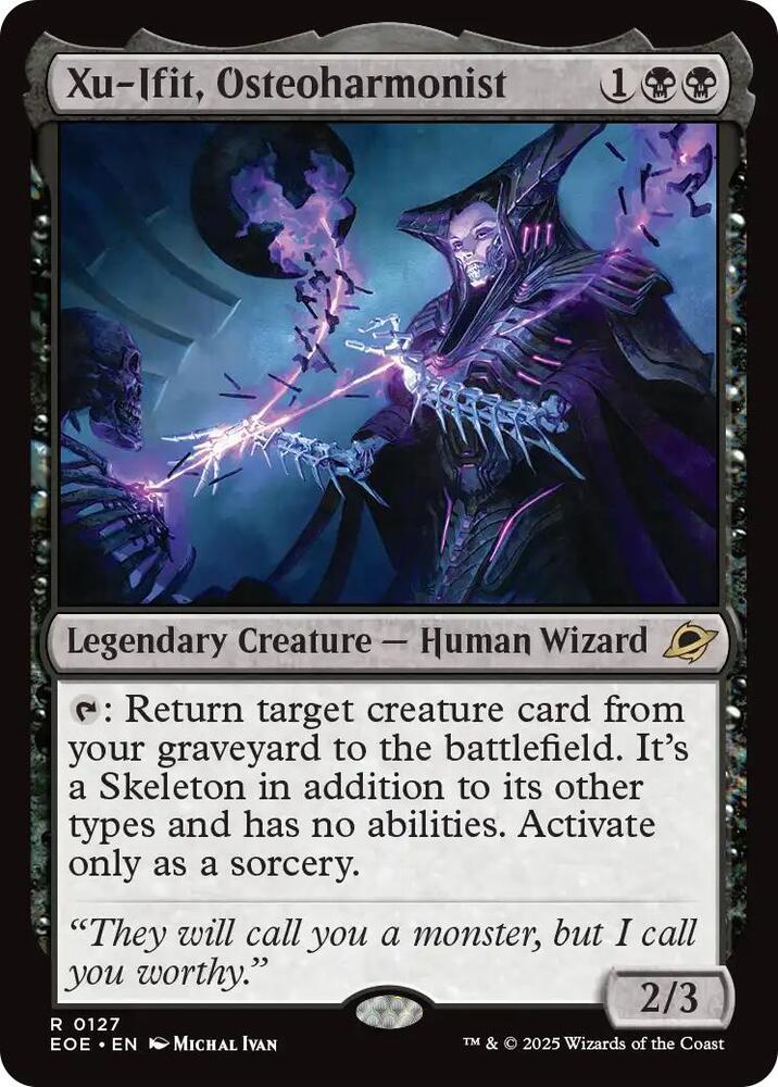 Xu-Ifit, Osteoharmonist 127 Edge of Eternities MTG R NM