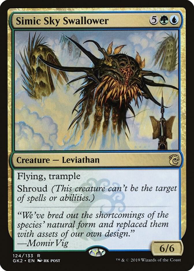 Simic Sky Swallower 124 Ravnica Allegiance: Guild Kits MTG R LP