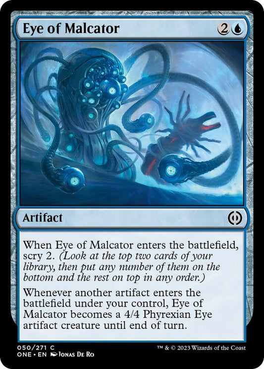 Eye of Malcator 50 Phyrexia: All Will Be One MTG C NM