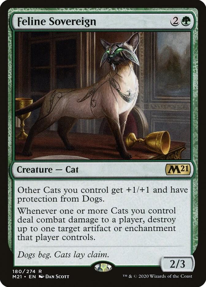 Feline Sovereign 180 Core Set 2021 MTG R NM