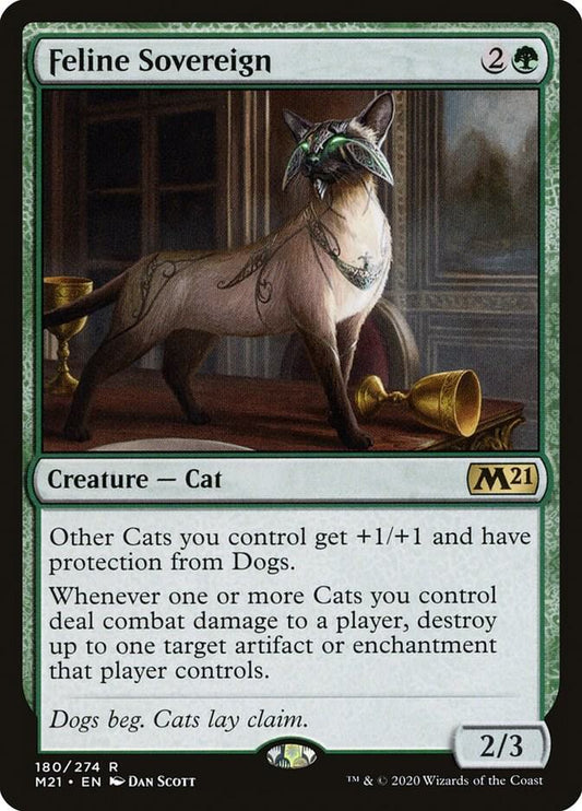 Feline Sovereign 180 Core Set 2021 MTG R NM