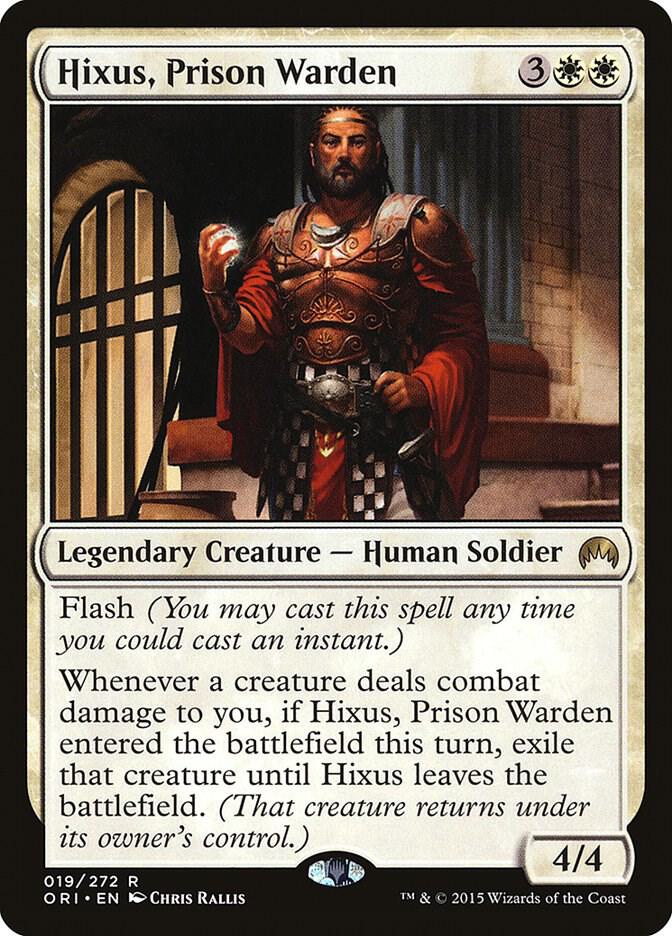 Hixus, Prison Warden 19 Magic Origins MTG R NM