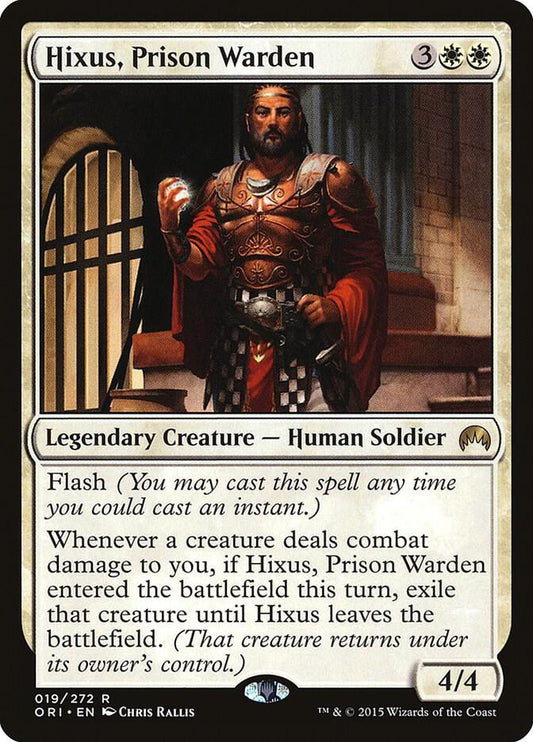 Hixus, Prison Warden 19 Magic Origins MTG R NM