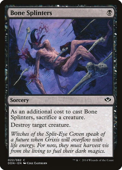 Bone Splinters 22 Duel Decks: Speed vs. Cunning MTG C LP