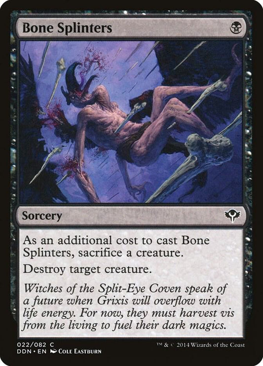Bone Splinters 22 Duel Decks: Speed vs. Cunning MTG C LP