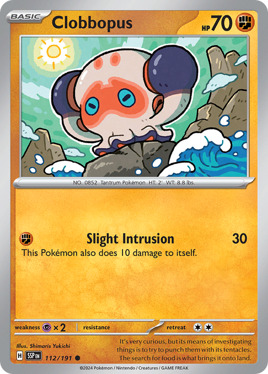 Clobbopus 112/191 Surging Sparks Pokemon C NM