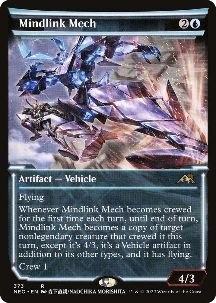 Mindlink Mech (Showcase) 373 Kamigawa: Neon Dynasty MTG R NM