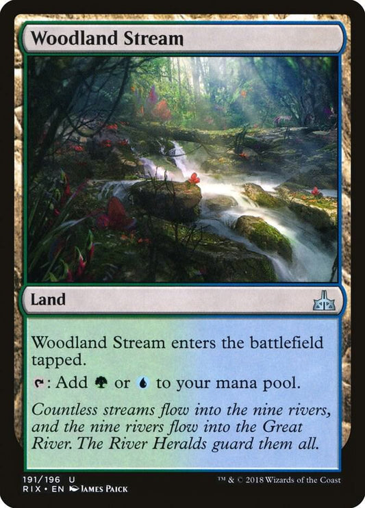 Woodland Stream 191 Rivals of Ixalan MTG UC NM
