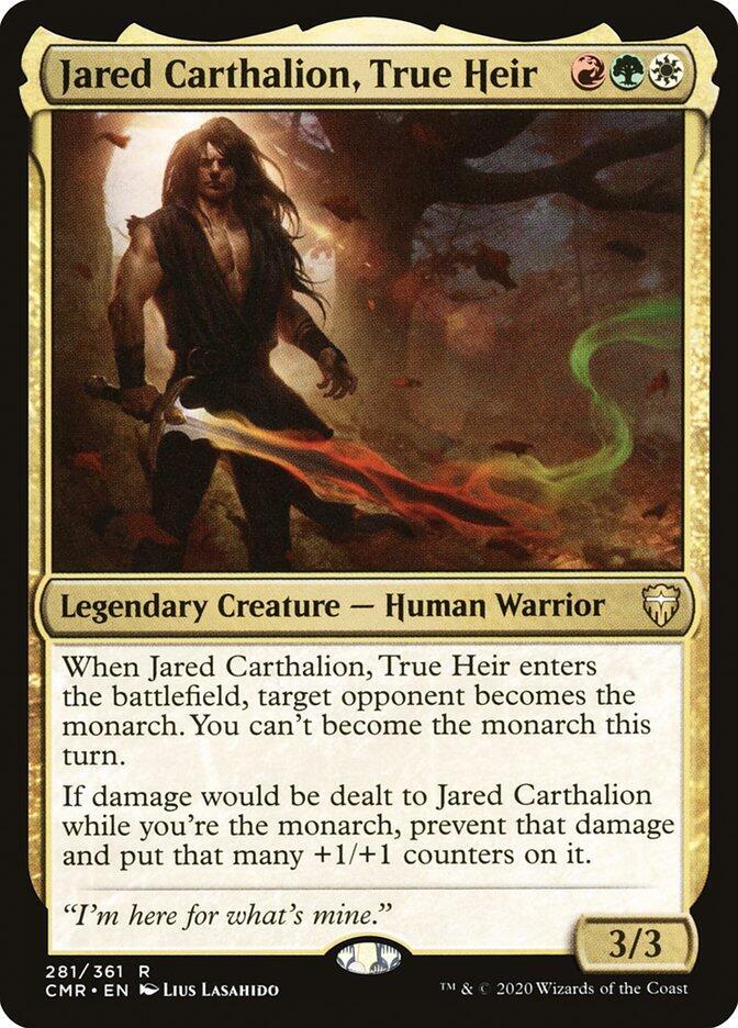 Jared Carthalion, True Heir 281 Commander Legends MTG R NM