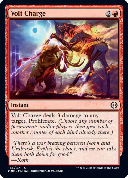 Volt Charge 155 Phyrexia: All Will Be One MTG C NM