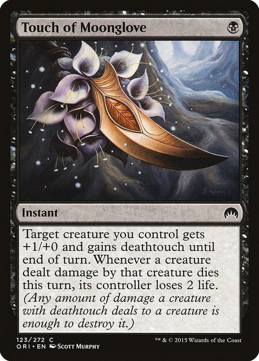 Touch of Moonglove 123 Magic Origins MTG C LP