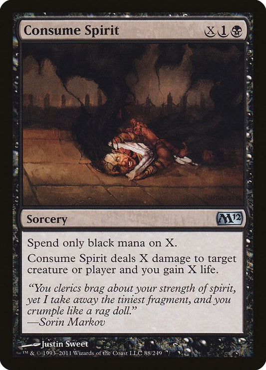 Consume Spirit 88 Magic 2012 (M12) MTG UC NM