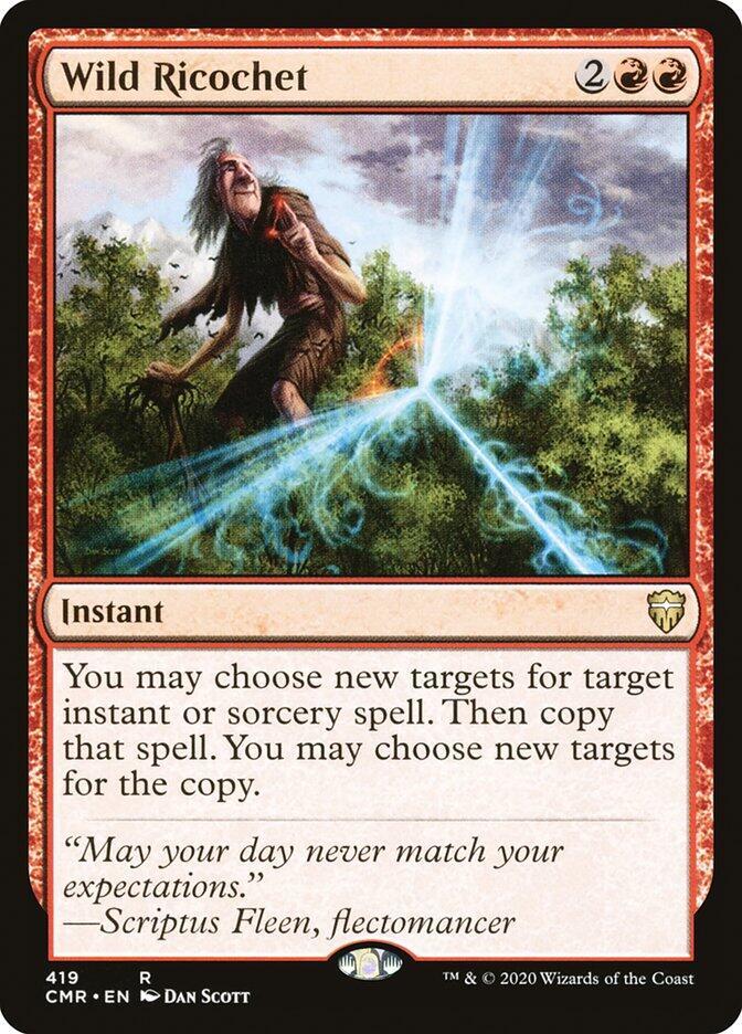 Wild Ricochet 419 Commander Legends MTG R NM