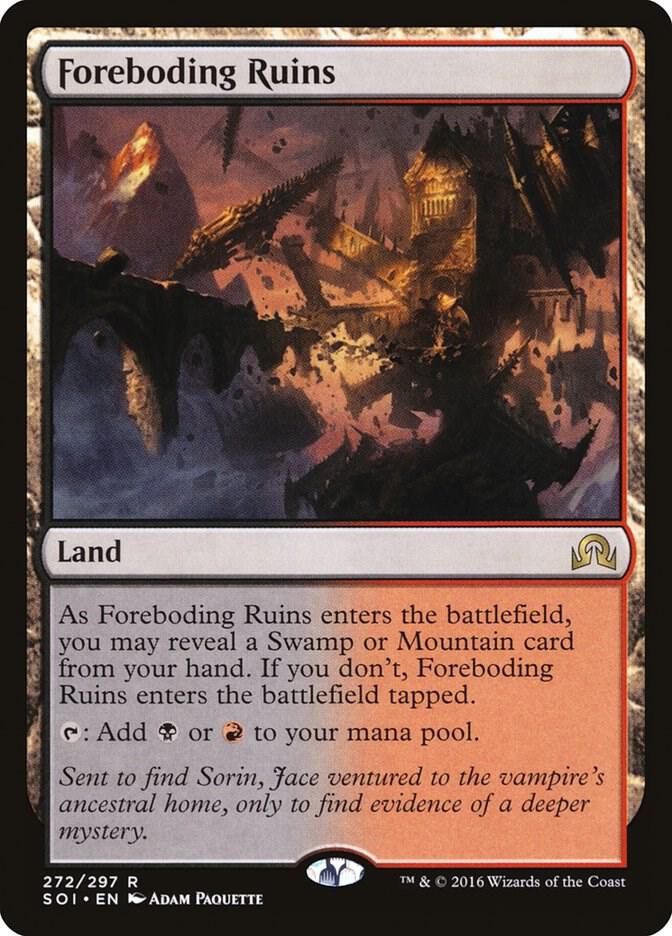 Foreboding Ruins 272 Shadows over Innistrad MTG R NM