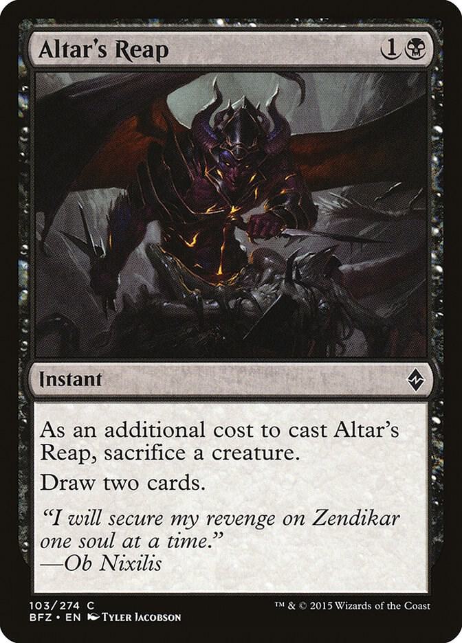 Altar's Reap 103 Battle for Zendikar MTG C LP
