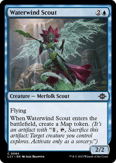 Waterwind Scout - The Lost Caverns of Ixalan (#84, Common) - Near Mint