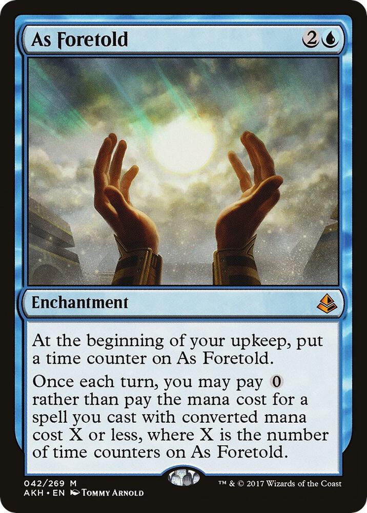 As Foretold 42 Amonkhet MTG Mythic LP