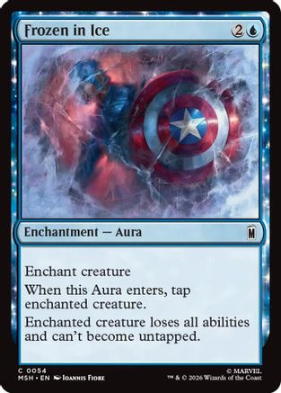 Frozen in Ice 54 Marvel Super Heroes MTG C NM