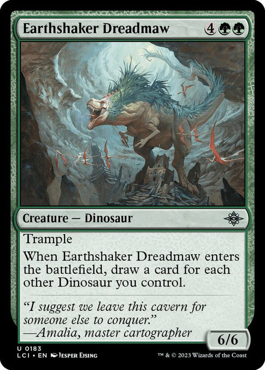Earthshaker Dreadmaw 183 The Lost Caverns of Ixalan MTG UC NM