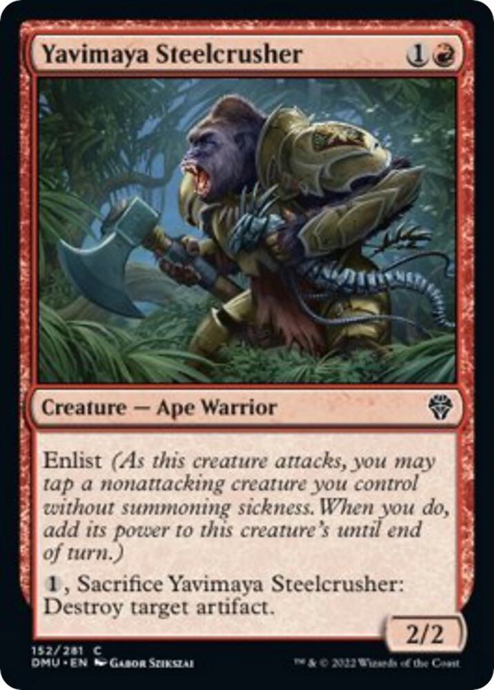 Yavimaya Steelcrusher 152 Dominaria United MTG C NM