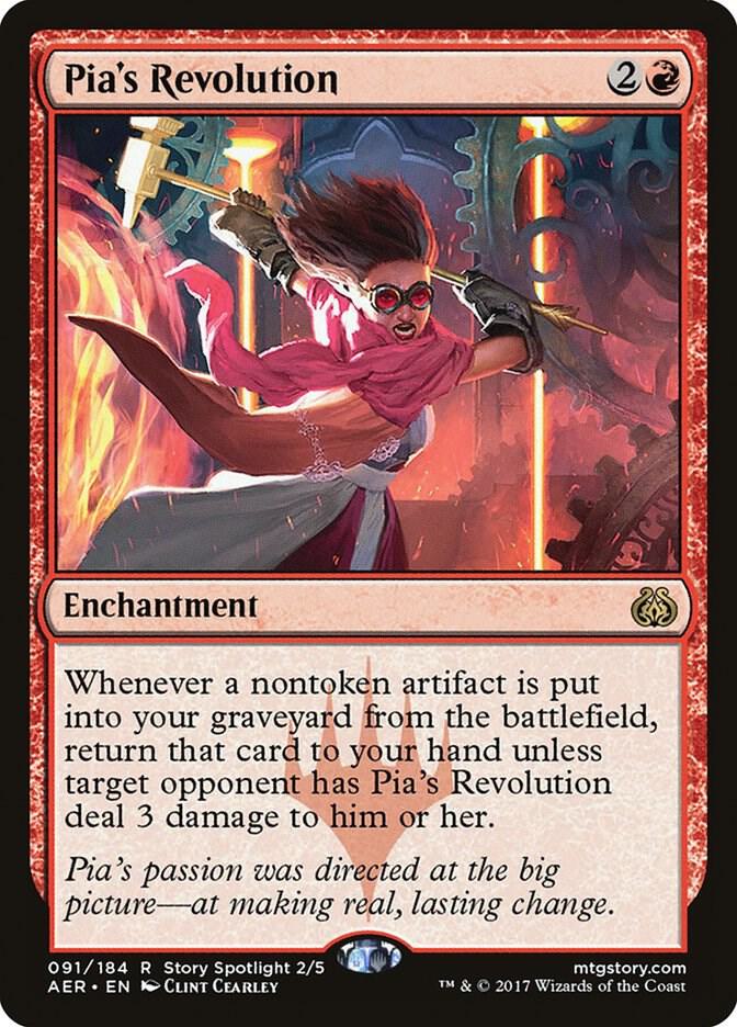 Pia's Revolution 91 Aether Revolt MTG R NM
