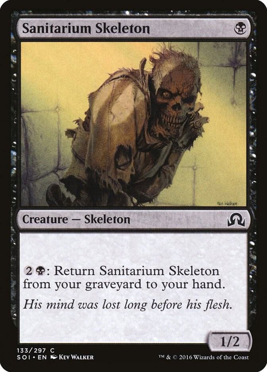 Sanitarium Skeleton 133 Shadows over Innistrad MTG C LP
