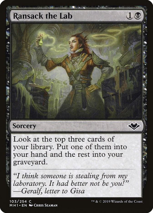 Ransack the Lab 103 Modern Horizons MTG C NM