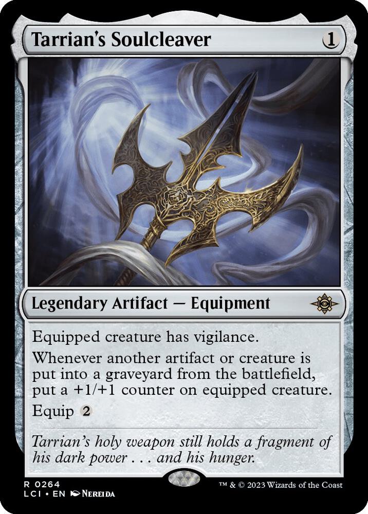 Tarrian's Soulcleaver 264 The Lost Caverns of Ixalan MTG R Foil NM