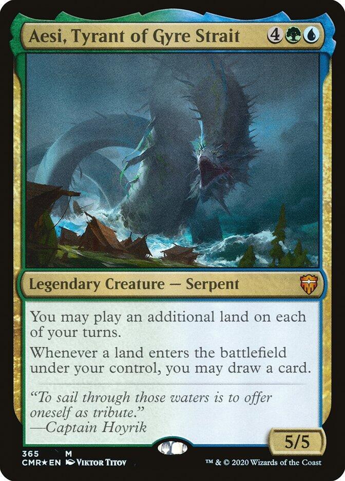 Aesi, Tyrant of Gyre Strait 365 Commander Legends MTG Mythic Foil NM