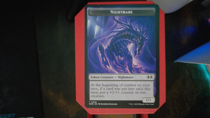 Nightmare Token 6 Wilds of Eldraine MTG Token NM