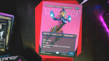 Ironheart, Clever Champion (Borderless) 360 Marvel Super Heroes MTG R Foil NM