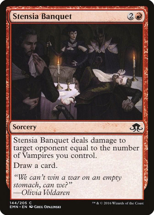 Stensia Banquet 144 Eldritch Moon MTG C NM