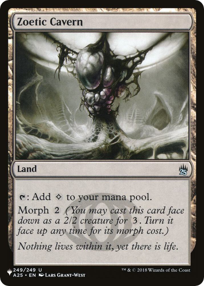 Zoetic Cavern 249/249 The List Reprints MTG UC NM
