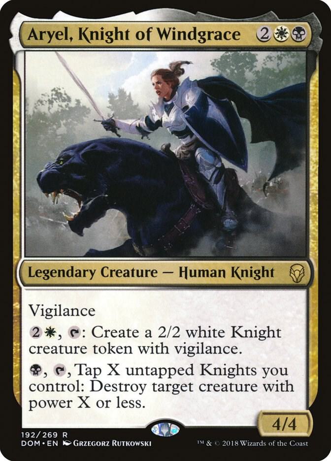 Aryel, Knight of Windgrace 192 Dominaria MTG R NM