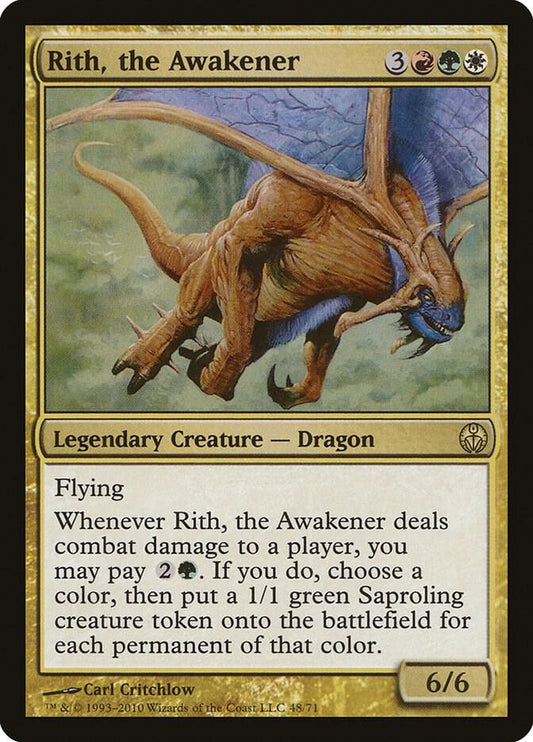 Rith, the Awakener 48 Duel Decks: Phyrexia vs. the Coalition MTG R LP