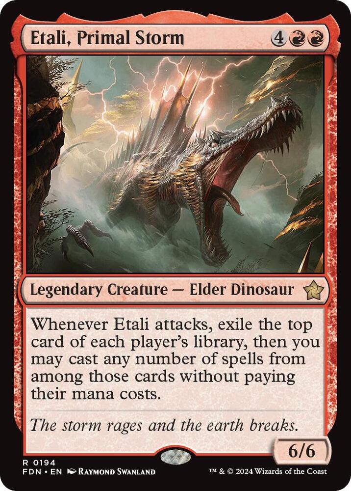 Etali, Primal Storm 194 Foundations MTG R NM