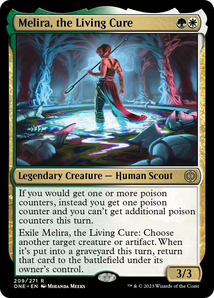 Melira, the Living Cure 209 Phyrexia: All Will Be One MTG R Foil NM