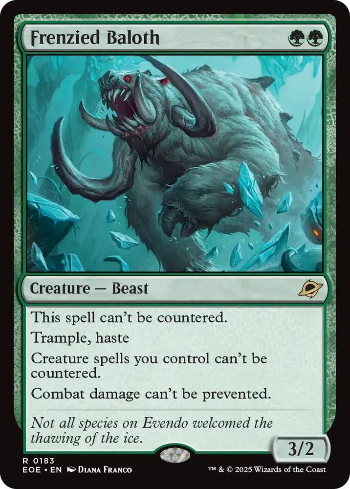 Frenzied Baloth 183 Edge of Eternities MTG R NM