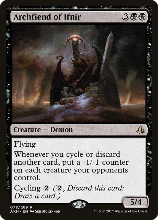 Archfiend of Ifnir 78 Amonkhet MTG R NM