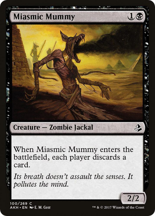Miasmic Mummy 100 Amonkhet MTG C LP
